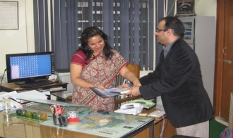 Presenting Dengue Health Information System to Secretary Department of Health, Orissa 2011