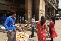 Field visit at Bhikaji Cama Place with public health researchers Bhikaji Cama Place, New delhi 2015