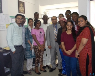 Visit by students from Bingham University Nigeria at FHTS New Delhi 2016