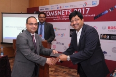 Key note speaker at Conference on Communication Systems & NETworkS (COMSNET) held in Bangalore 2017