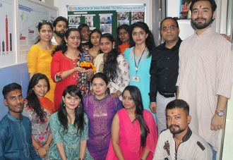2018-Navratri celebrations with FHTS Team at Bhikaji Cama Place, New Delhi