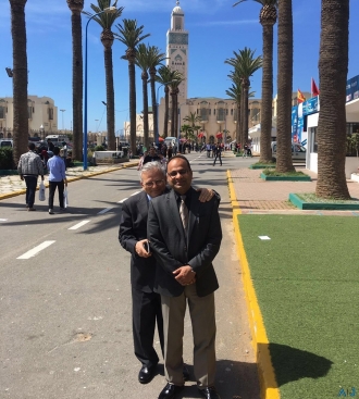 With my Honorable Dean Ayman El Mohandes in Morocco