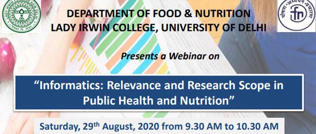 Informatics: Relevance and Research Scope in Public Health and Nutrition
